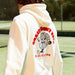 Sudadera Brigade, blanca, algodón orgánico hoodie Tiwel