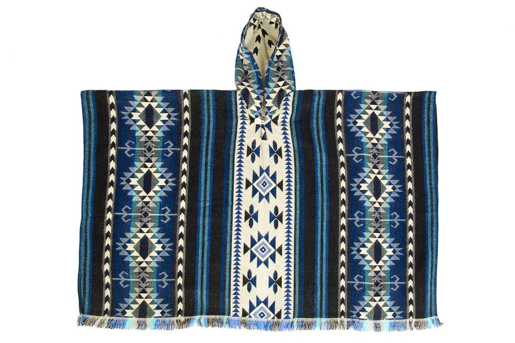 Poncho Shuar Blue