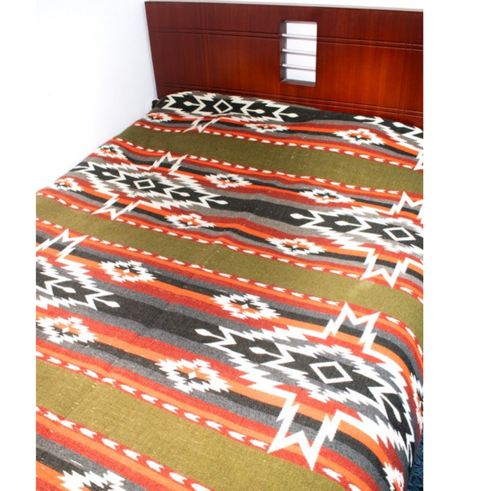 'Western' 100% Wool Blanket | Craft Bedding