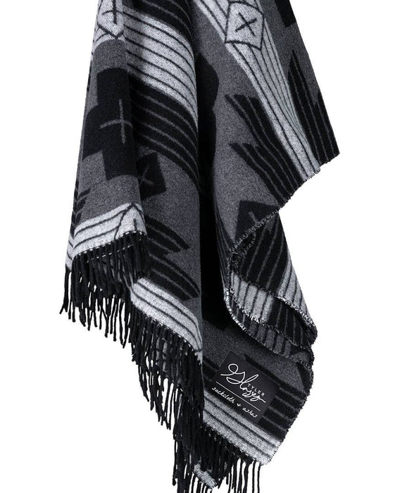 Legacy Jet Dreams - Vintage Navajo Style Blanket Crafted From Recycled Materials