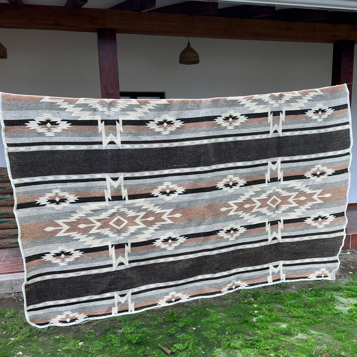 'Western' 100% Wool Blanket | Craft Bedding