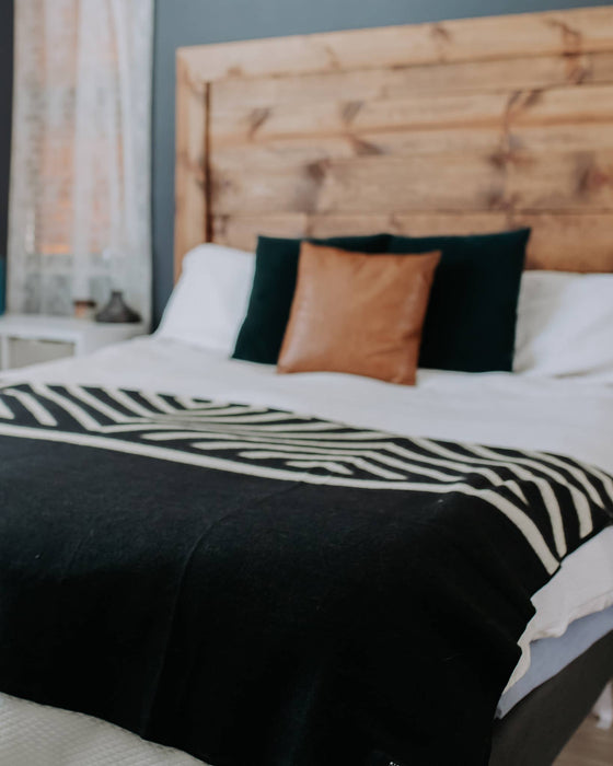 Paramo Blanket - Natural / Black | home decor | Spring Decor