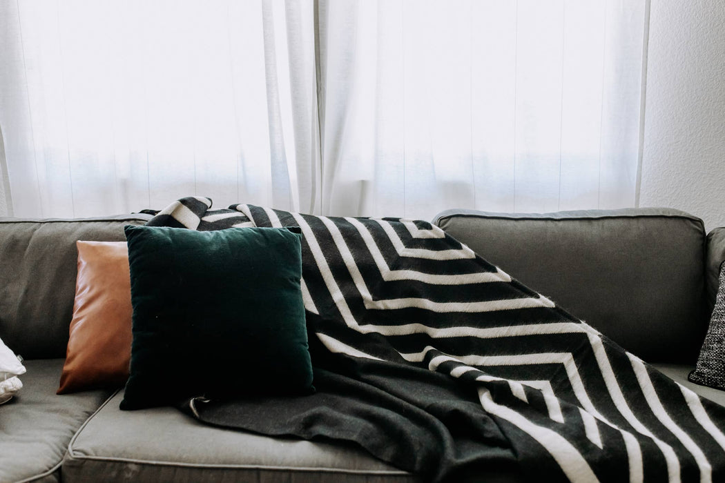 Paramo Blanket - Natural / Black | home decor | Spring Decor