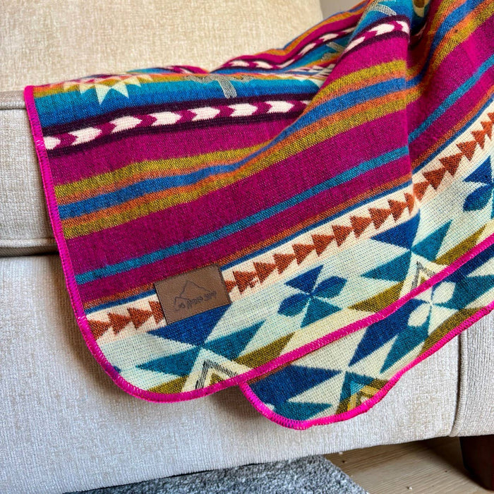 Fuchsia Southwestern Couch Throw | Home Gift Shop