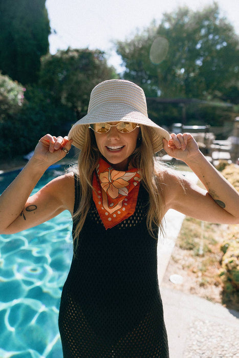 "Na'Pali Coast" Organic Cotton Bandana by Lisa McCormick