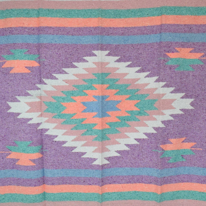 Purple Pastel Aztec Diamond Blanket