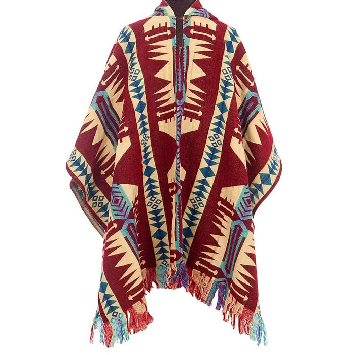 Poncho Quitu Red