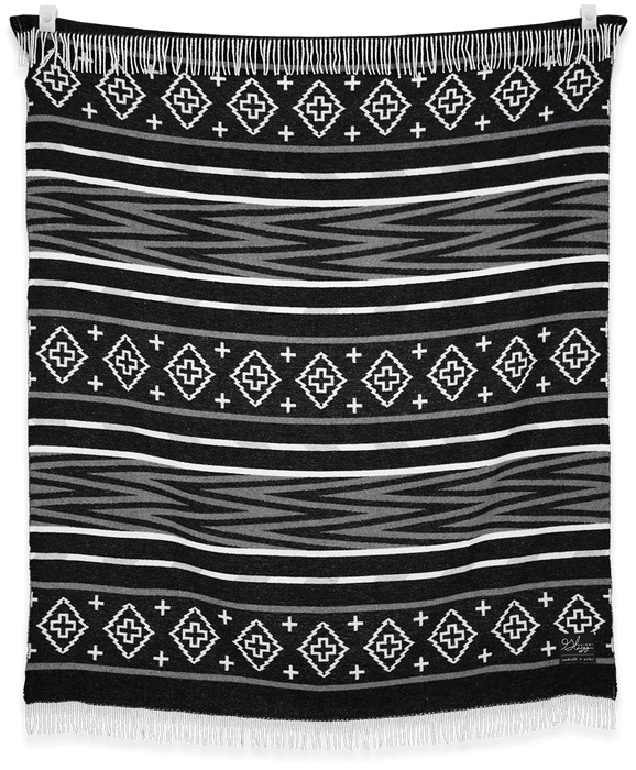 Legacy Tsé Zhin (Black Rock) - Blanket Crafted From Recycled Materials