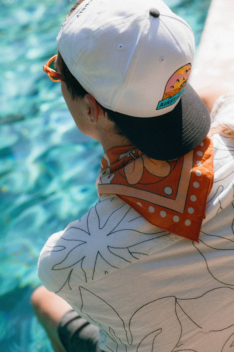 "Na'Pali Coast" Organic Cotton Bandana by Lisa McCormick