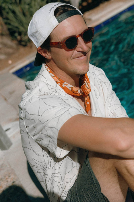 "Na'Pali Coast" Organic Cotton Bandana by Lisa McCormick