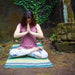 Póvoa Yoga Blanket -  Aqua Green West Path