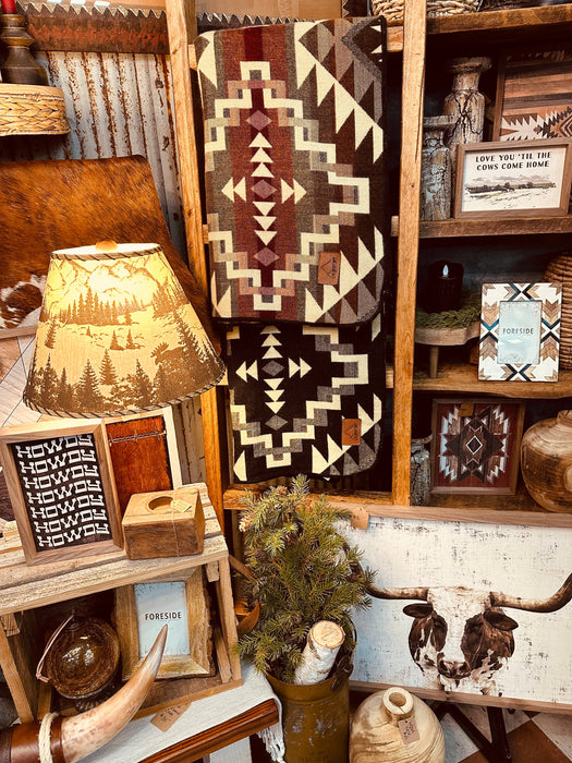 Southwestern Diamond Pattern Blanket | Gift