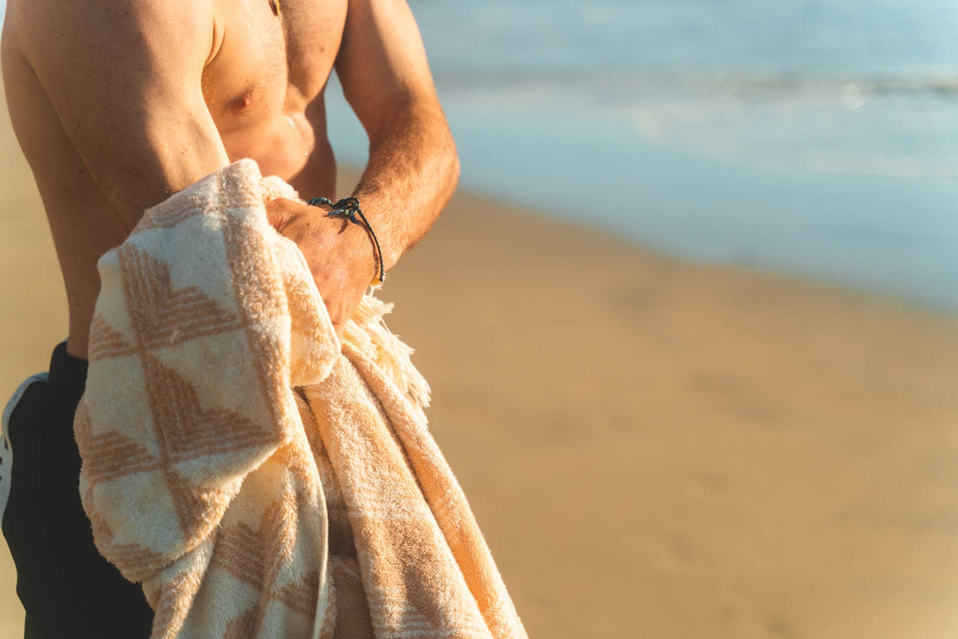 Oversized Beach Towel 100% Organic Cotton & Fair Trade Cert.