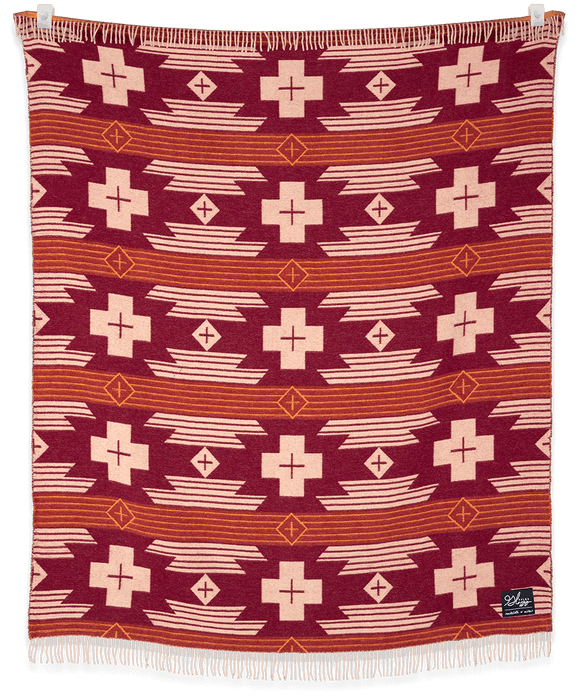 Legacy West Mesa - Vintage Navajo Style Blanket Crafted From Recycled Materials