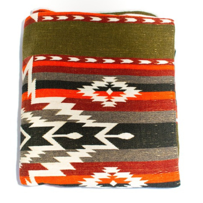 'Western' 100% Wool Blanket | Craft Bedding
