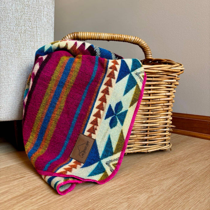Fuchsia Southwestern Couch Throw | Home Gift Shop