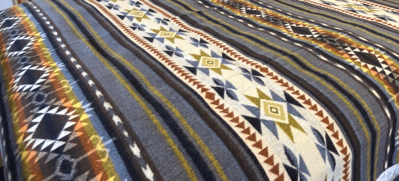 Multi-color Southwestern Throw Blanket | Housewarming Gift