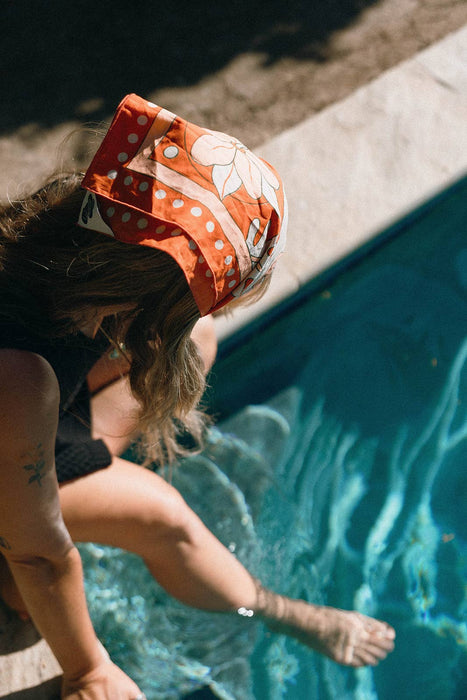 "Na'Pali Coast" Organic Cotton Bandana by Lisa McCormick