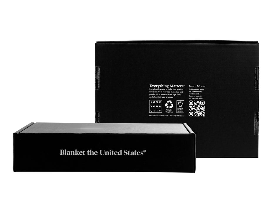 Ridgeline Atlas - Blanket Crafted From Recycled Materials