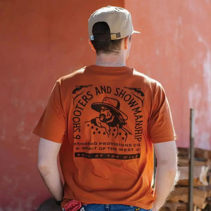 6 Shooter - Auburn Orange T-Shirt Sendero Provisions Company