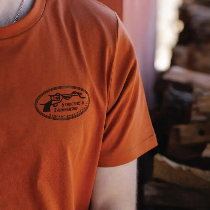 6 Shooter - Auburn Orange T-Shirt Sendero Provisions Company