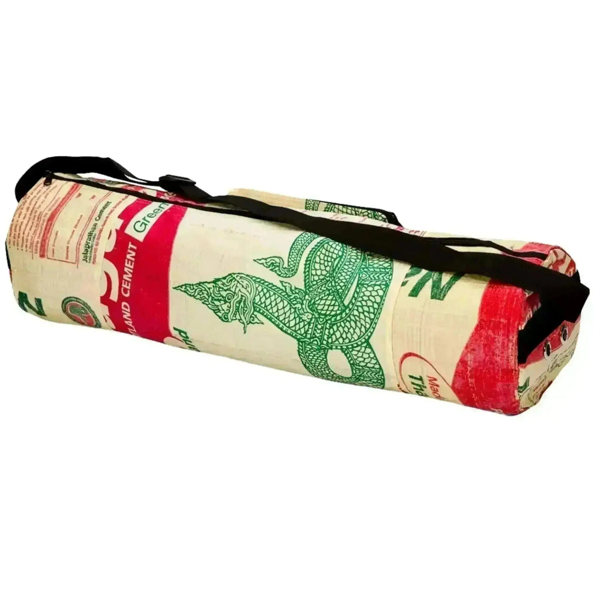 Yoga Mat Bag Tropical Print Pink Fair Trade Organic Cotton — Suusco