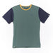 Camiseta Kehr, tricolor, algodón orgánico, reciclado Tiwel