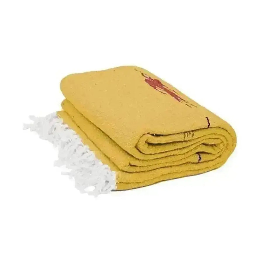 Yellow Thunderbird Baja Yoga Blanket — Suusco