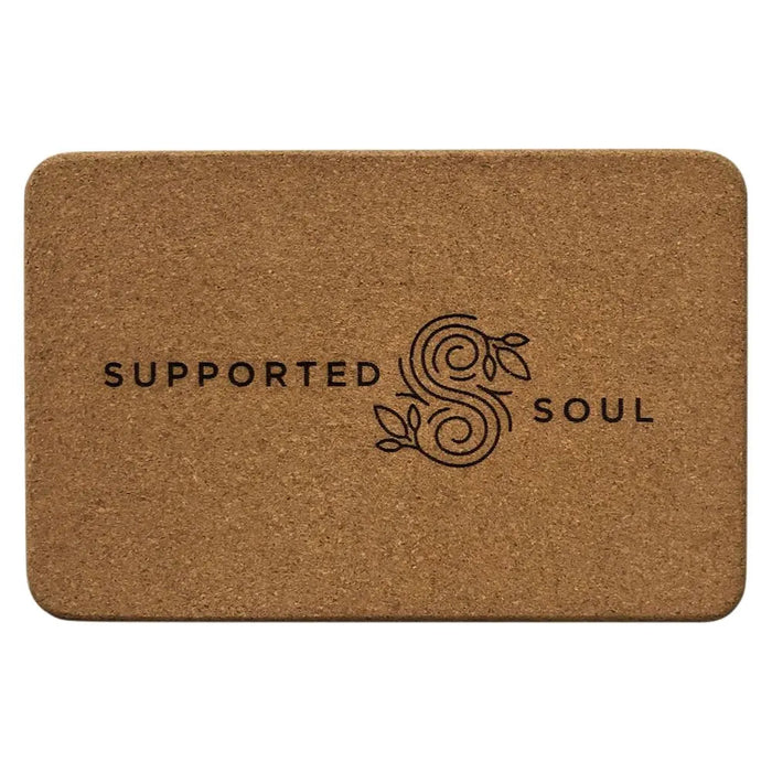 Cork Yoga Block Supported Soul