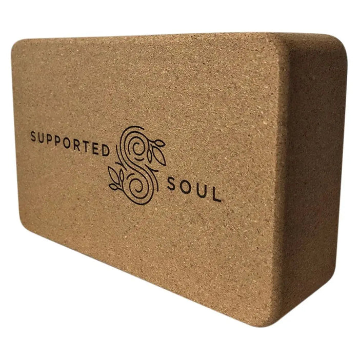 Cork Yoga Block Supported Soul